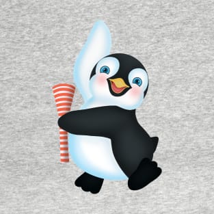 Penguin dancing in the new year T-Shirt